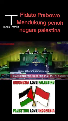 Pidato Prabowo di KTT PBB Soal Palestina, Dukung Penuh Negara Palestina #pbb #indonesia🇮🇩 #palestine #fyp #masukberanda 