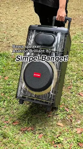 Kenalan dulu sama speaker yang udah all in semuanya, Asatron Brilliant! 🎶 Suara powerful 60W RMS 🎨 RGB Lights bisa di-custom 🔋 Baterai jumbo 20.000 mAh 🛞 Praktis dengan handle + roda Mau dipakai buat acara apa pun bisa, kalau kamu mau pakai buat acara apa? #AsatronIndonesia #fyp #speakerkonser #ReviewSpeaker #bluetoothspeaker