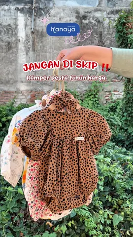PROMO KHUSUS DI LIVE ‼️ Jangan sampai ketinggalan promo romper baby 🤩 Langsung cek di live sekarang juga 🥰 #outfitanakcewek #bajuanakkanaya #romperanak #romperbayi #romperbabymurah 
