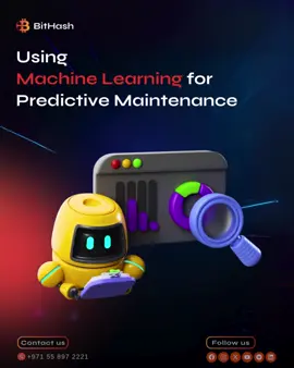 🚀 Machine Learning is powering the future of predictive maintenance From reducing costly downtime to boosting safety and performance, AI-driven predictive maintenance is transforming industries worldwide.  Businesses across manufacturing, aviation, energy, and automotive are already seeing the results — smarter operations, fewer failures, and stronger efficiency. Is your business ready to adopt the future of maintenance? 📖 Read the full article: 👉 https://bithash.ae/blog/using-machine-learning-for-predictive-maintenance/ 🌐 www.bithash.ae 📞 WhatsApp: +971 55 897 2221 | +971 58 572 2898 📧 info@bithash.ae #AI #MachineLearning #PredictiveMaintenance #IndustrialEfficiency #BitHash