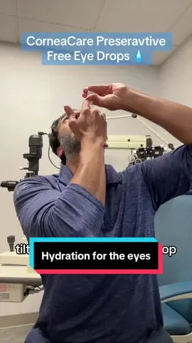 Hydration for the eyes #eyedrops #eyedrop #artificialtears #drboparai #corneacare 