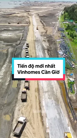 Tiến độ mới nhất của Siêu dự án Vinhomes Cần Giờ. Tốc độ lấn biển rất nhanh #cangio #vinhomesgreenparadise #vinhomescangio #vingroup 