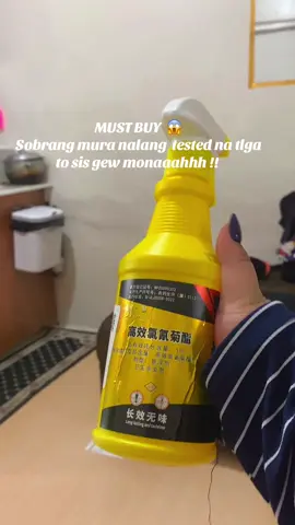powerful insect spray! Quickly knocks out flies, mosquitoes, and other pests—without the strong chemical smell. Just spray around windows, doors, and corners for long-lasting protection all day.#foryoupage 