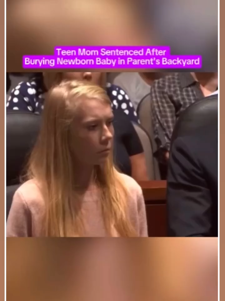Teen Mom Sentenced After Burying Newborn in Parents’ BackyardA teen mother has been sentenced after authorities discovered she had buried her newborn  #yaFX