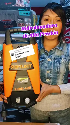 Respuesta a @risthonkorea Hidrolavadora Truper -1500PSI -Potencia 1400W #sanmiguel #juliaca #import #hidrolavadora #truper 