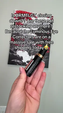 Massive sale on DRMTLGY’s Luninous Eye Corrector 🤯 #drmtlgy #luminouseyecorrector #eyebags #darkcircles #tiktokshop 