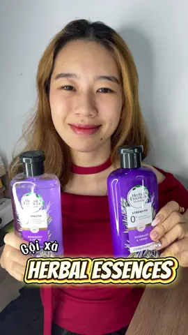 Combo gội xả Herbal Essences giúp mái tóc bồng bềnh, chắc khoẻ nuôi dưỡng tóc #combogoixaherbalessences #chamsoctoc #huongthom #herbalessences #fyp 