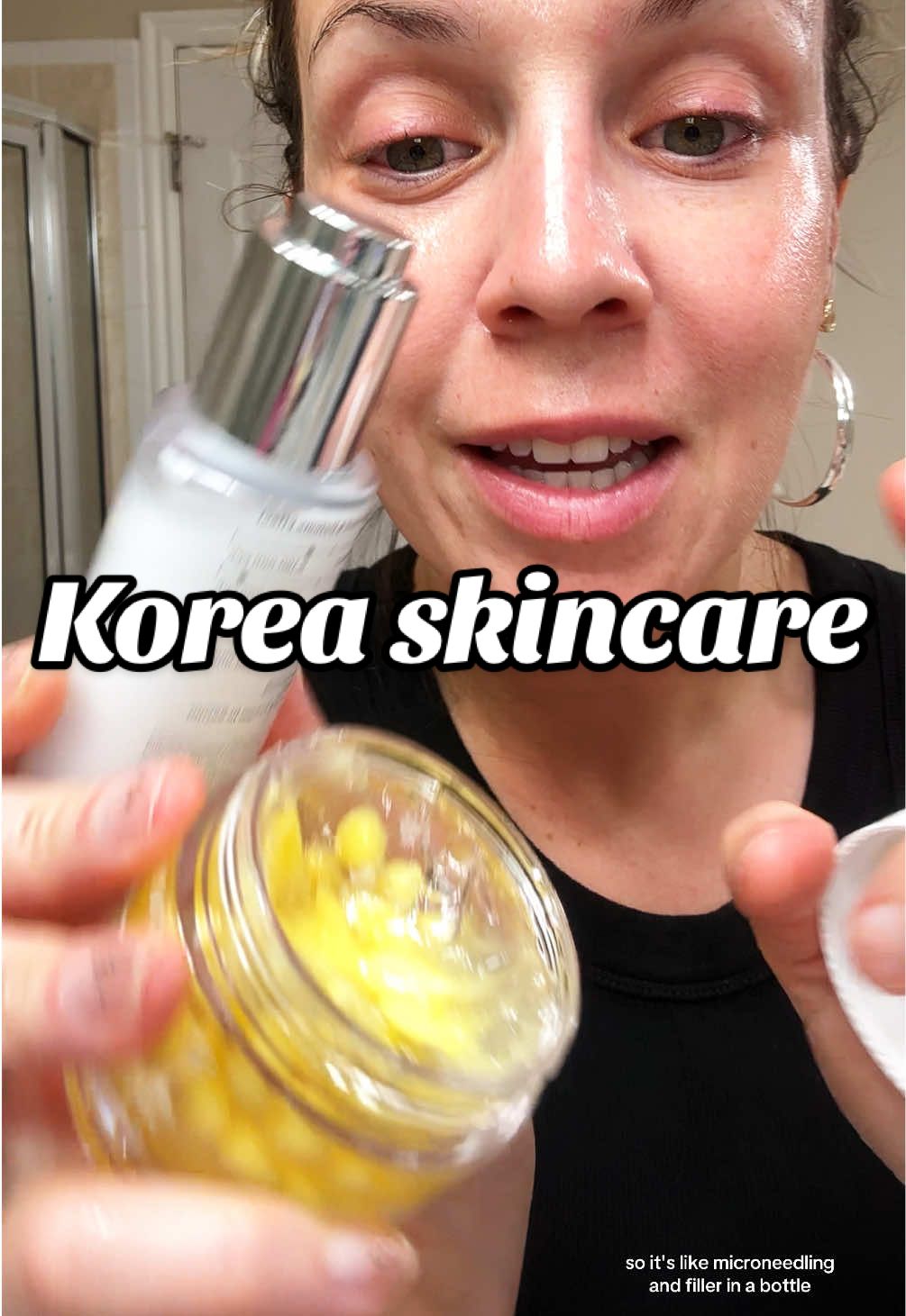They said filler results in two weeks! Yep! This stuff is amazing! #skincare #koreanskincare #giftsforwomen #titkokshopcreatorpicks 