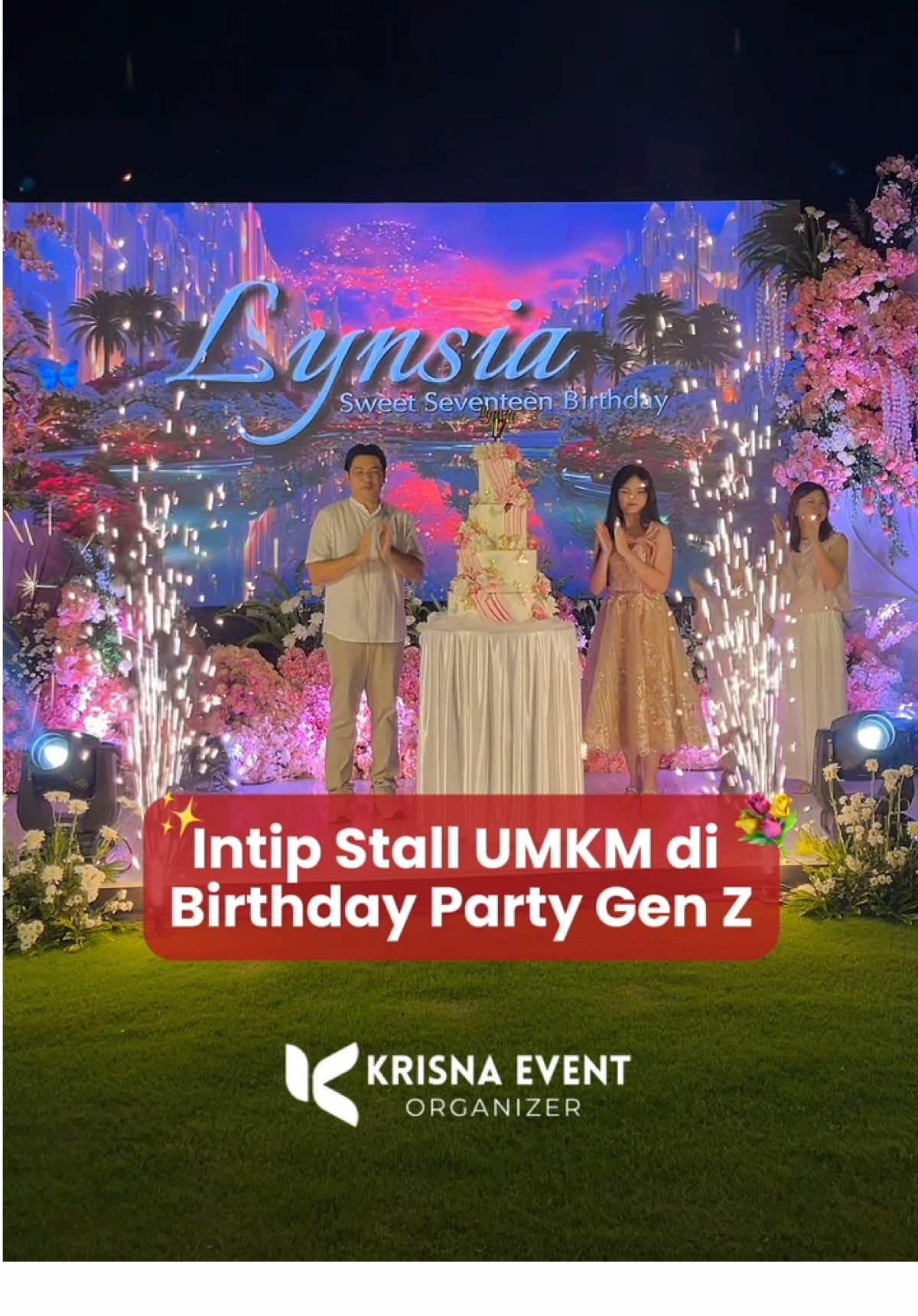 Birthday Party ada stall UMKM!! #birthday #birthdayparty #stall #umkm 