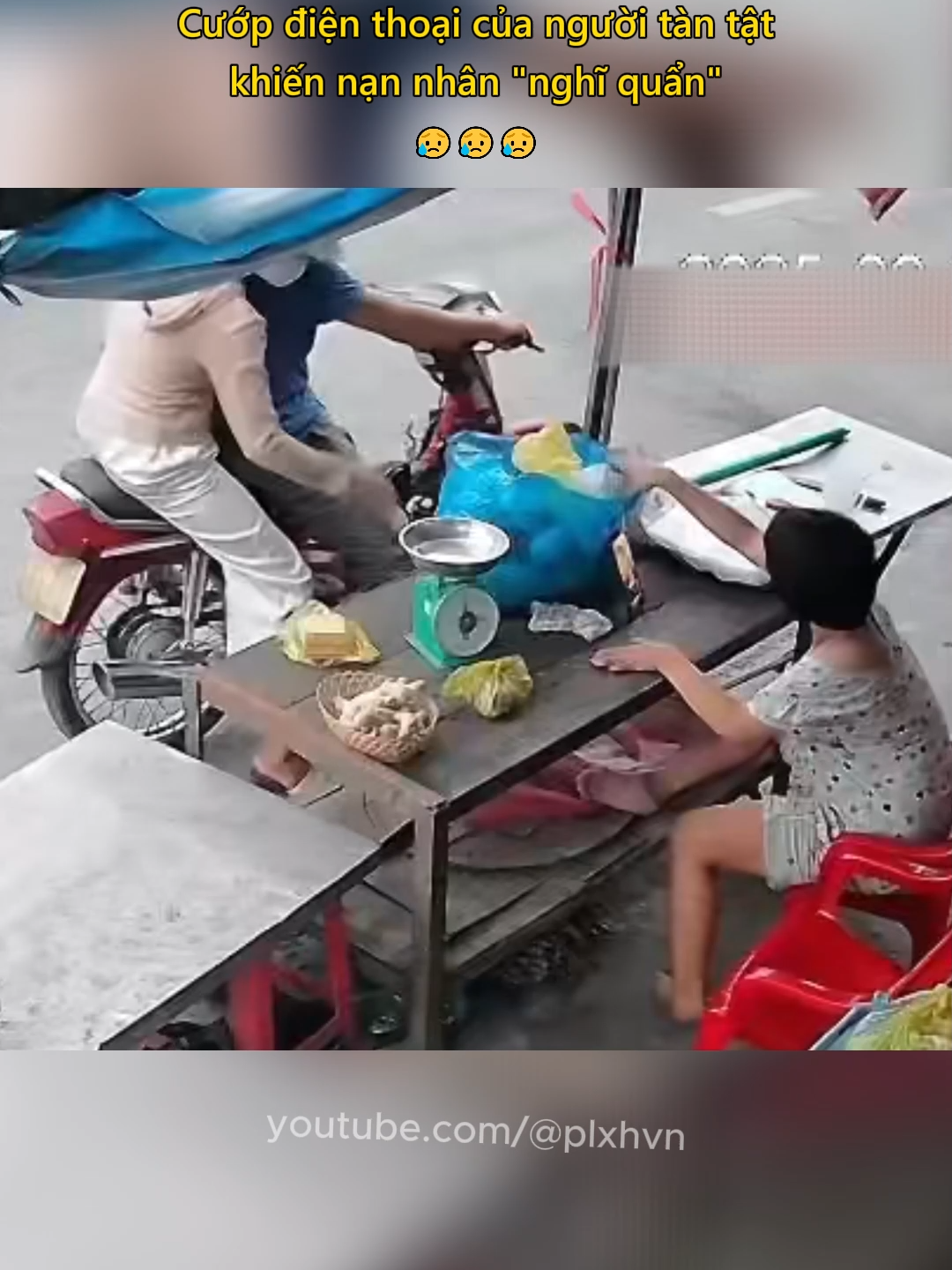 Cướp điện thoại của người tàn tật khiến nạn nhân 