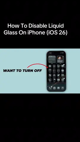 Are you tired of the annoying clear glass icons on your iPhone? Do you want to get rid of them for good? In this video, we'll show you a simple trick to disable those pesky icons and give your iPhone a cleaner look. Whether you're using an iPhone 12, 13, or any other model, this hack works for everyone! So, what are you waiting for? Watch till the end to learn how to disable clear glass icons on your iPhone and take your mobile experience to the next level! #rang_fix01 #ios26features #latesttech #iphonerepair #iOS26 