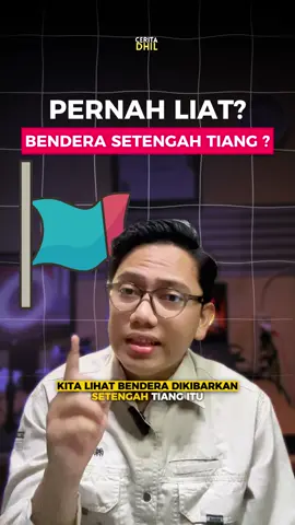 Pernah mikir kenapa bendera dikibarkan setengah tiang? 🚩 Ternyata ada makna besar di baliknya, bukan sekadar aturan protokoler. Simbol penghormatan yang udah ada sejak abad ke-17 🙏✨ Kalau menurut kamu, tradisi ini harus terus dijaga nggak? 👇 Follow buat fakta sejarah unik lainnya! #faktaunik #sejarahindonesia #fyp #sejarahsingkat #faktadunia #kontenedukasi #belajarasyik