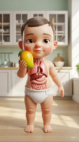 Baby eat Mango 🥭 #junkfood #babyasmr #baby #health #mango 