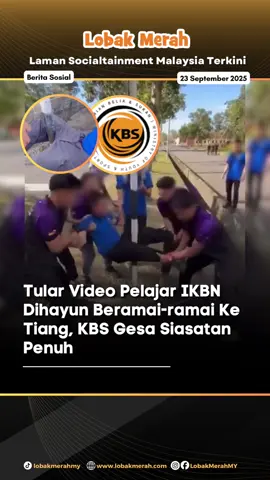 Tular sebuah video di media sosial memaparkan sekumpulan pelajar lelaki didakwa melakukan kekerasan fizikal terhadap seorang individu. Dalam rakaman yang dikongsikan itu, jelas memaparkan lima pelajar sekolah bertindak memegang kaki dan tangan seorang pelajar lain sebelum menghayunkan tubuh mangsa hingga bahagian kelangkangnya terhentak pada tiang papan tanda Untuk berita penuh boleh baca di kotak hijau di atas [ SIla layari www.lobakmerah.com untuk baca berita penuh sekiranya kotak hijau hilang ] Jangan lupa untuk Like, Comment. Share dan Follow Lobak Merah! 🧡 Terima Kasih! #fyp #news #trends #berita #lobakmerah