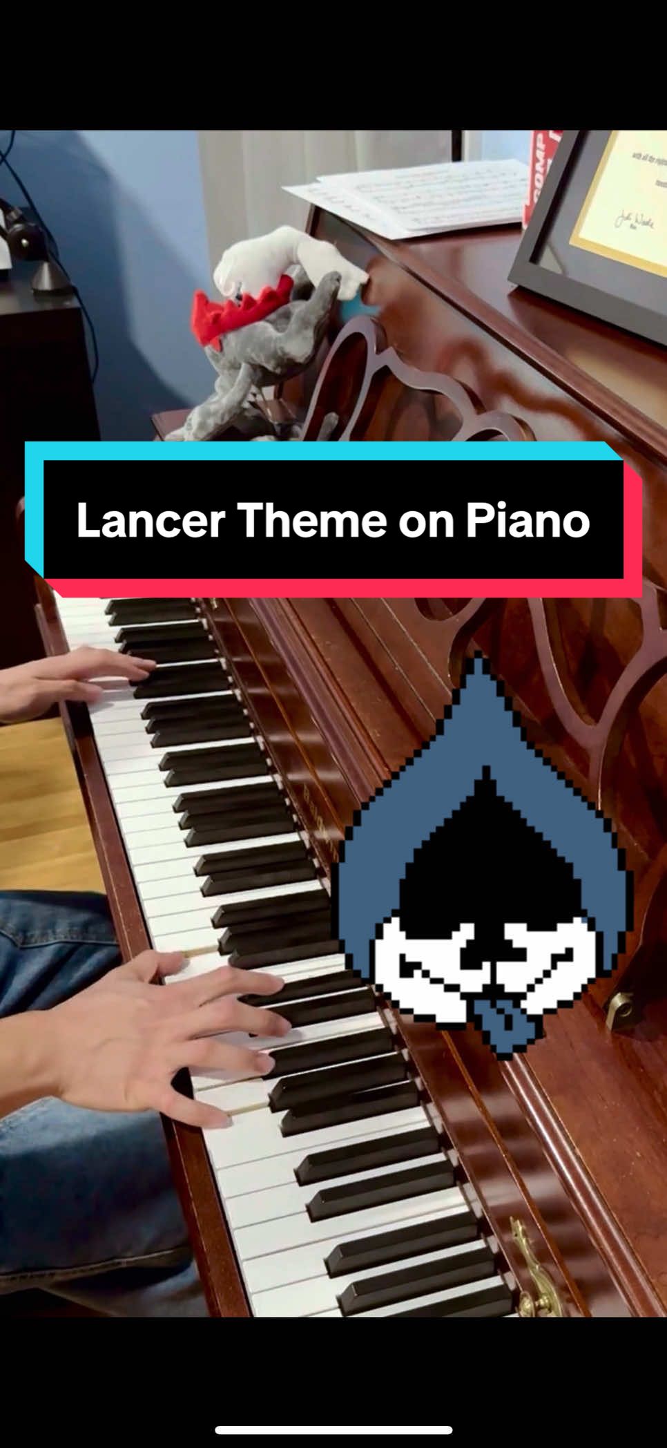 just know that I am so gay for Toby Fox… #deltarune #piano 