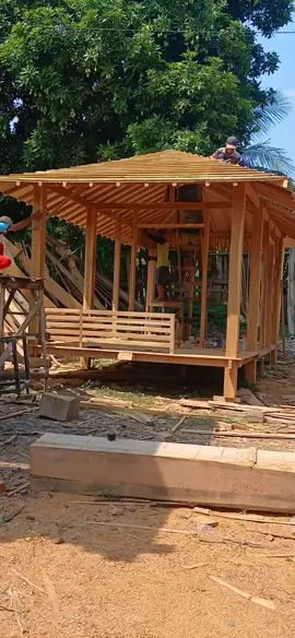 proses bongkar , muhsola siap masuk dapur finising pemesanan joglo , gasebo dll ☎️081325566387 #jakarta #bali #joglo #gasebo #dieng 