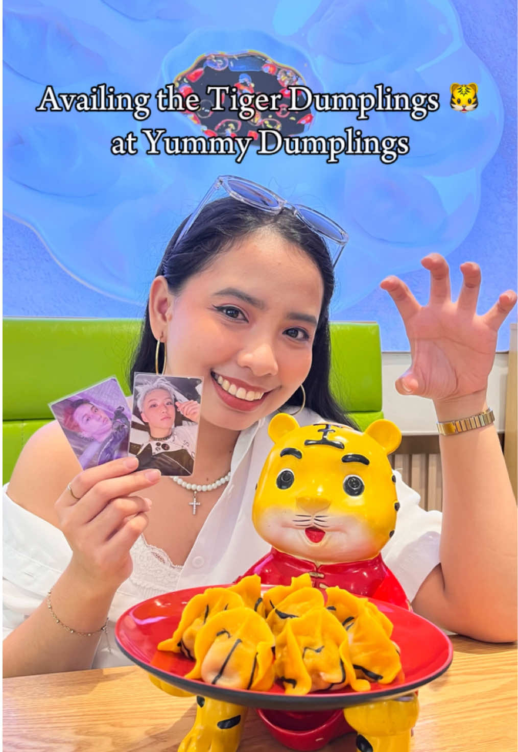 Caratdeul! We just discovered this Chinese Restaurant offering a Tiger Dumplings for just ₱40 (2pcs.)! Just present any Seventeen #hoshi photocard to avail this promo!!  Also, if sa MOA Branch kayo you may look for Ate Aida 🩷🩵    📍 @YummyDumplings8  #seventeen #svt #carat #fyp 