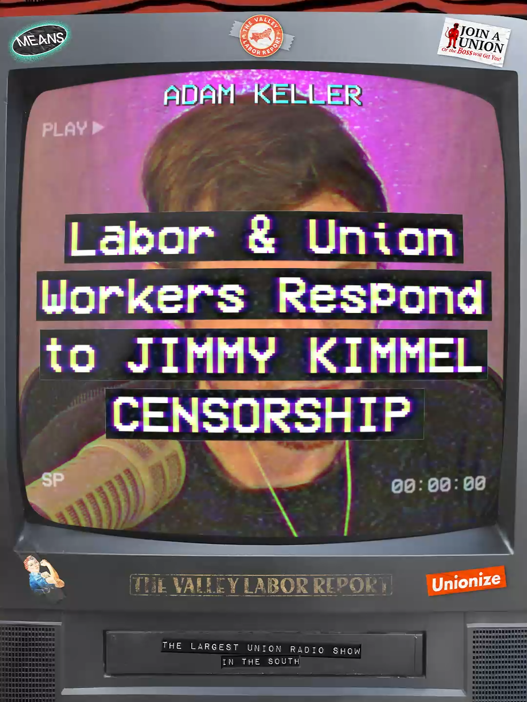 Labor Unions and union members are reacting and responding to what was effectively the Trump Administration's censoring of Jimmy Kimmel, and why this is incredibly dangerous for all of us, no matter where you are on the political spectrum. Watch the full live broadcast: https://youtube.com/live/mph9wWQrJQU #jimmykimmel #jimmykimmelshow #censorship #cancelculture #trump #charliekirk #kimmel