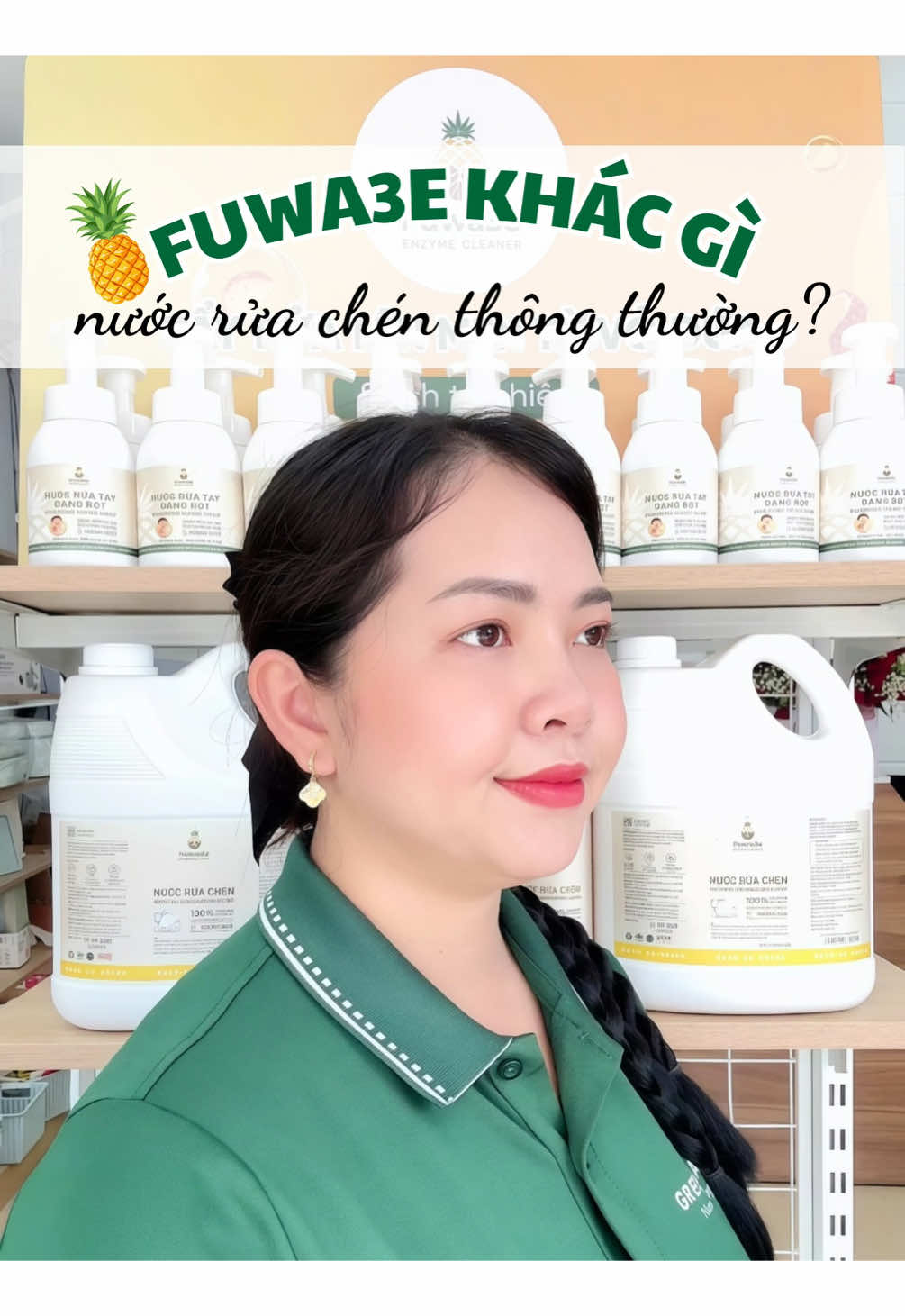 LAS, SLES, NaOH… 🤔 Bạn đã từng nghe chưa? Đó chính là lý do vì sao nhiều người chuyển sang dùng Fuwa3e 🍍🌿 #greencasa #fuwa3e #nuocruachen #nuocruachensinhhoc #enzyme 