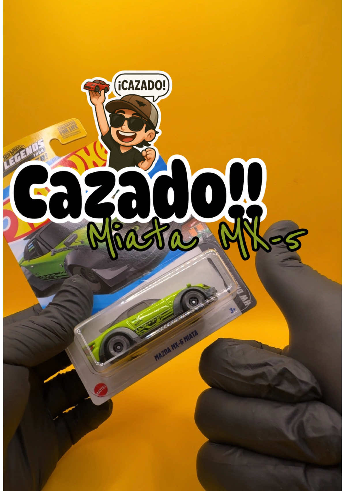 CAZADO!! 🏹 Mazda Miata MX-5 #hotwheels #coleccion #autosaescala #diecast 