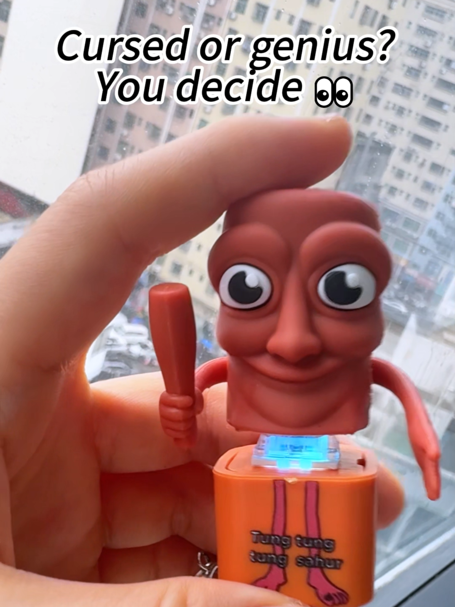 “Something about this toy feels illegal but I need it.”#weirdtiktok #funnytoy #randomfinds #uncanny #viraltoy #oddbutcool #tiktokmade #memevibes#TikTokShopFallDealsForYou