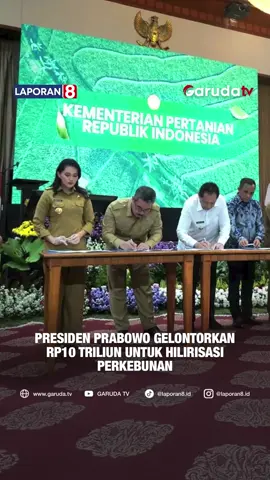 Kementerian Pertanian menggelar rapat koordinasi percepatan pelaksanaan program hilirisasi komoditas prioritas perkebunan. Hal ini bertujuan untuk mengembangkan sektor perkebunan di berbagai wilayah.  Presiden Prabowo Subianto mengucurkan dana hingga 10 triliun rupiah untuk hilirisasi perkebunan. Mengembalikan kejayaan perkebunan, Menteri Pertanian Andi Amran Sulaiman menggandeng berbagai kepala daerah. Rapat koordinasi percepatan pelaksanaan program hilirisasi komoditas prioritas perkebunan diadakan di kantor Kementerian Pertanian, Jakarta Selatan. Acara ini dihadiri oleh Menteri Pertanian Andi Amran Sulaiman, Wakil Menteri Pertanian Sudaryono, Menteri Dalam Negeri Tito Karnavian, serta berbagai kepala daerah mulai dari gubernur hingga bupati dari seluruh Indonesia. Laporan  Tim Garuda TV. Caption | Admin: Filda #garudatv #laporan8 #kementerianpertanian #hilirisasi #perkebunan #prabowosubianto #andiamransulaiman #sudaryono #nasional