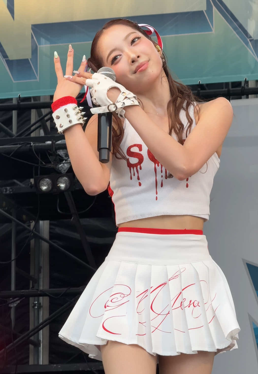 指先まで丁寧なダンス、いつもより鋭いかっこいい目線、、撃ち抜かれました @MYERA @Koto 𐔌♫ྀི𓈒 ݁⋆  #イナズマロックフェス #イナズマロックフェス2025 #MYERA #Koto #MYERA優勝