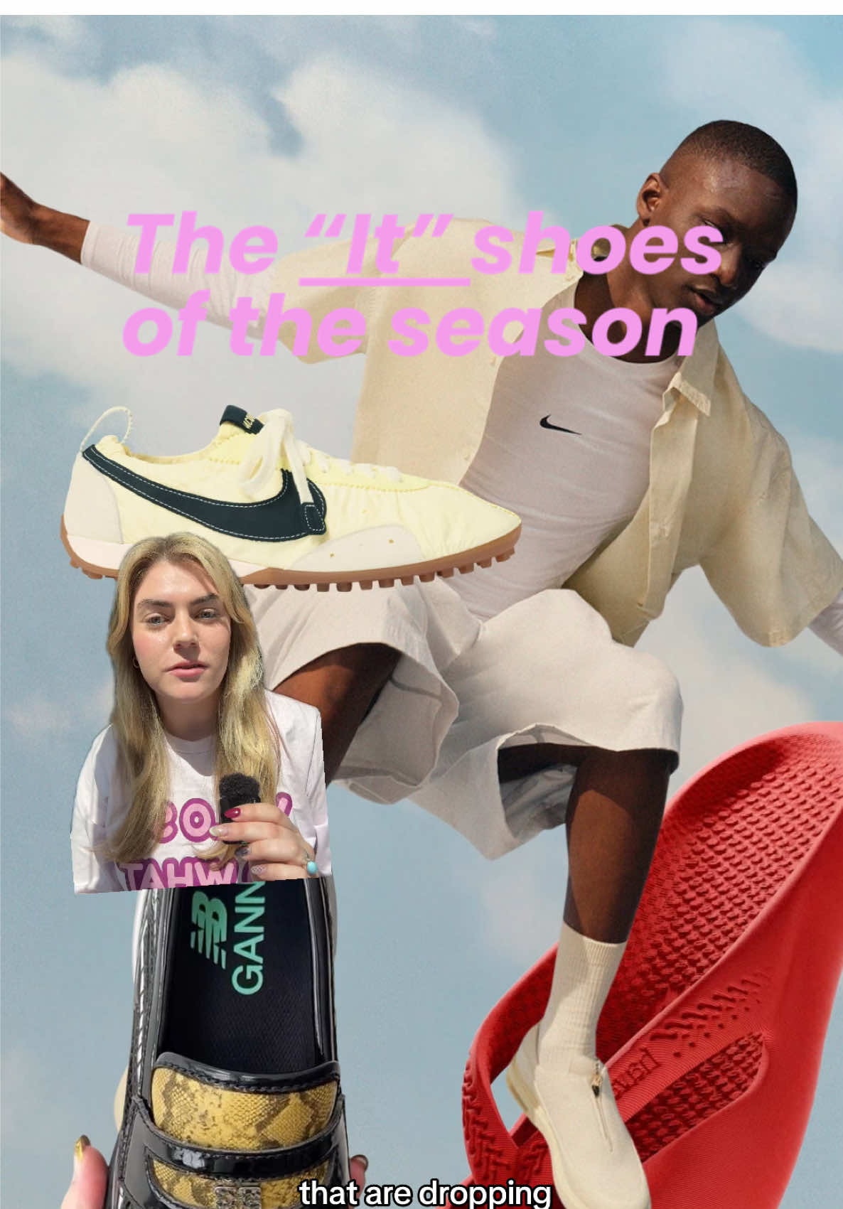 The Moon Shoe was Nike’s first marathon runner back in 1972. Now Jacquemus is giving it a Parisian fashion twist… basically perfect for Harry Styles to wear at his next marathon. #sneakers #nike #newbalance #ganni #jacquemus 