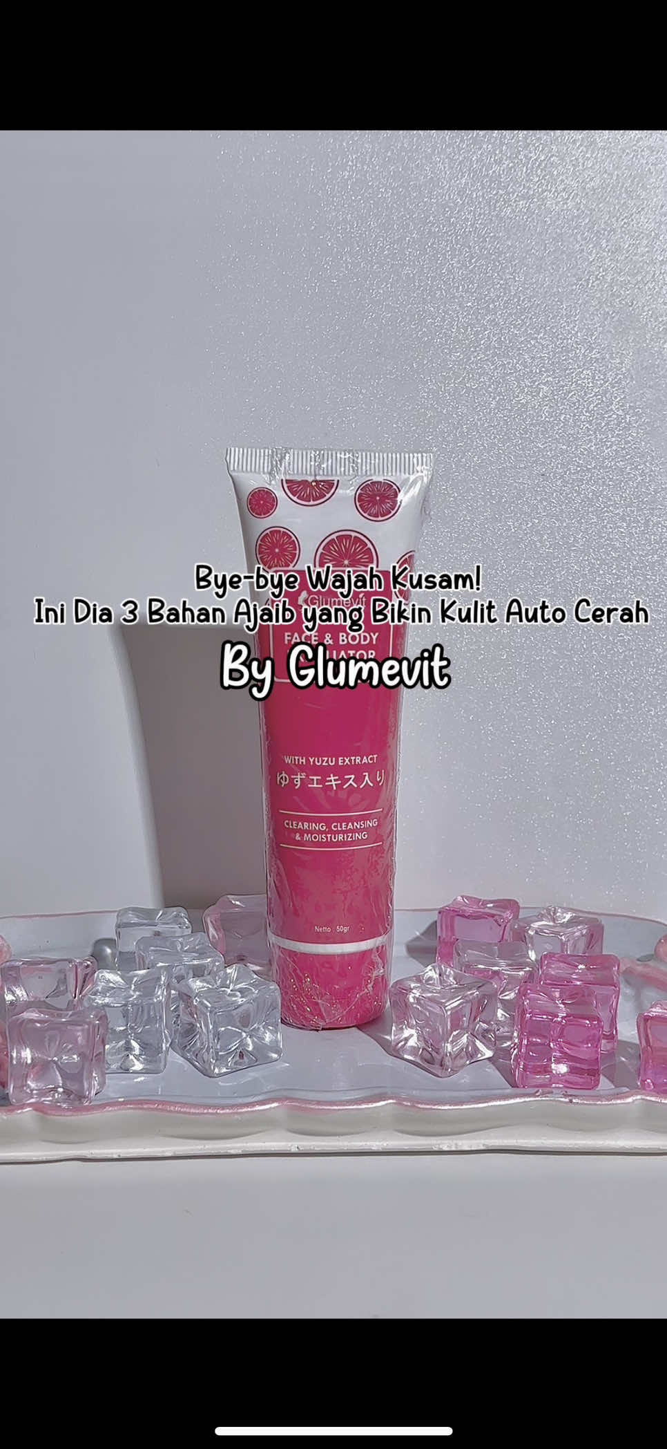 Kulit cerah dan halus dalam 30 detik? Cuma Glumevit yang bisa! Bye-bye kulit kusam dan kasar. Rasakan bedanya sekarang! #glumevit #angkatselkulitmati #eksfoliasialami #KulitCerah #fyp 