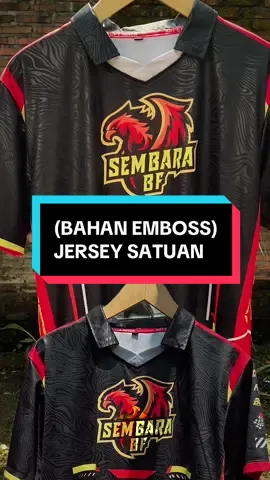 Cari Jersey bahan Emboss satuan? Yu order di kami sekarang Proses cepat Desain secara live Bebas desain Gas di order 🔥 #jersey #customejersey #kaosmurah #jualjersey #kaoscustom 