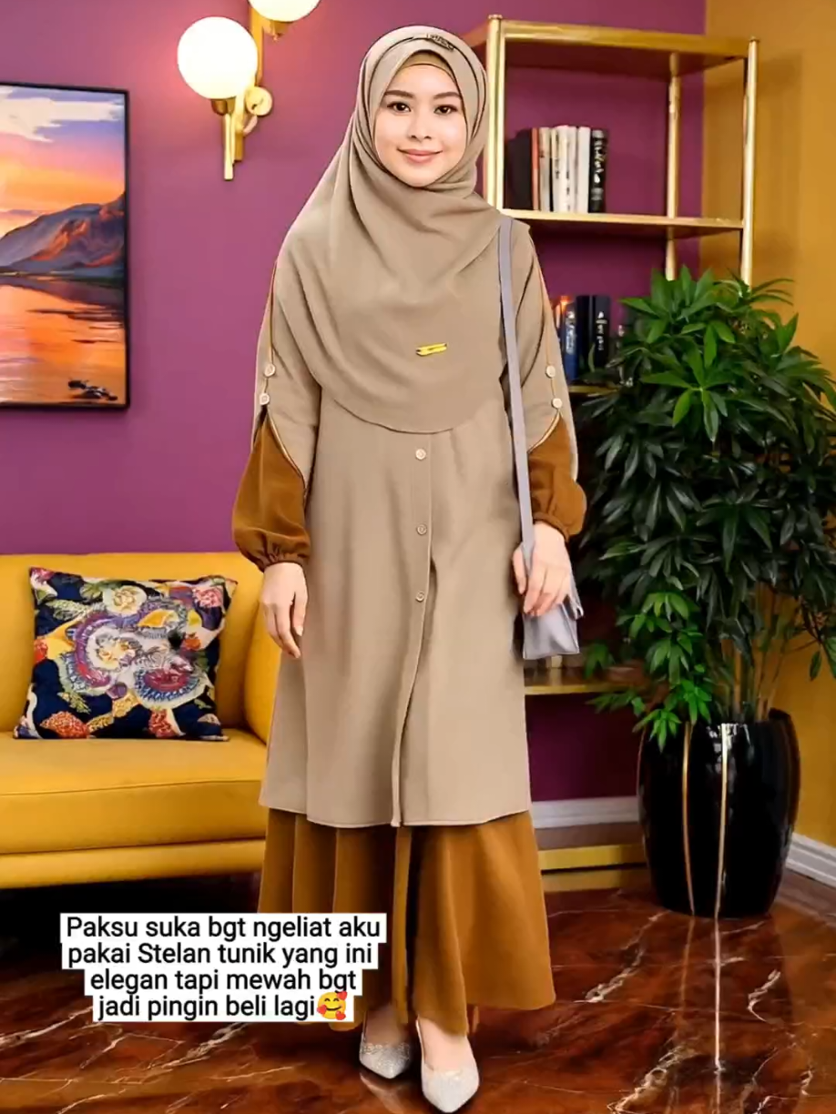 Anggun Sejak Pandangan Pertama Dress gamis ini tuh bikin tampil anggun dari pandangan pertama ✨ Modelnya flowy, bahannya adem, dan jatuhnya cantik banget Sekali coba, langsung pingin koleksi semua warnanya! #dressgamis #gamisanggun #fashionmuslimah #ootdmuslimah #gamiswanita 