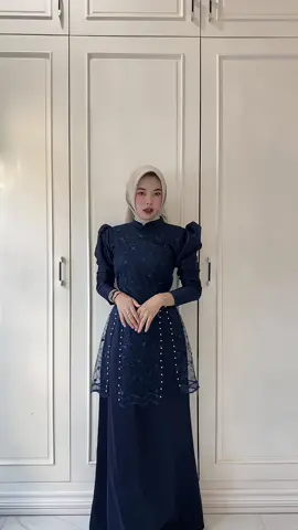 Jeane dress navy 💙💙  #alvbasic #gamiskekinian #dresskondangan #dressbridesmaid #dress 