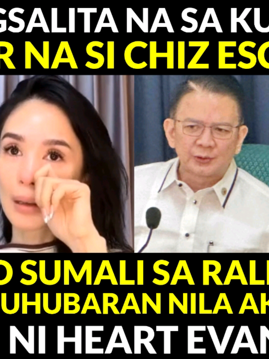 Heart Evangelista IBINULGAR TOTOO sa CORRUPTION ISSUE, Nagsalita na tungkol sa TRILLION PESO MARCH nagsalita na si heart evangelista kaugnay ng pagkakadawit nya sa isyu ng kurapsyon dahil sa asawa nyang si chiz escudero na sangkot ngayon sa flood control project scam. dahil nabunyag sa senate hearing na mismong ang kontraktor na sangkot sa flood control project scam ang nagbunyag na binigyan niya ng 30 millions pesos si chiz escudero para sa kampanyan nito noong nakaraang senatorial election. binuweltahan din ng mga netizens si heart evangelista dahil lahat daw ng mga artista ay sumali sa trillion peso march rally, samantalang sya ay patuloy pa rin sa pagpopost ng mga luxury bags, jewelries at kung ano ano pa sa social media. Hindi rin daw ito nagpost ng kahit ano sa social media bilang pagsuporta sa protesta kontra kurapsyon.   Kaugnay nito binasag na ni heart evangelista ang kanyang katahimikan, sey ni heart. araw araw daw syang nagtatrabaho, pinaghihirapan daw nya ang lahat ng meron sya ngayon. kaya proud daw sya kung ano man ang meron o kung ano man ang narating nya ngayon.   Aminado rin daw si heart, na galing sya sa mayamang pamilya, at alam nyang marami daw ang mga tao na napapapagkaitan ng mga opurtunidad gaya ng meron sya pero , kailangan daw natin tanggapin na nabubuhay tayo sa mundo na hindi patas at pantay pantay.   dinepensahan din ni heart evangelista ang kanyang sarili sa hindi pagdalo sa trillion peso march, sey nya, kaya daw sya hindi dumalo ay dahil nakatanggap daw sya ng pagbabanta mula sa mga netizens, na huhubaran daw sya kapag dumalo sya sa rally. nilinaw ni heart na sariling pera daw nya ang ginagastos nya dahil meron daw silang prenuptial agreement ni chiz escuderoz bago sila ikasal,  kaya kanya kanya sila ng pera. nilinaw din heart evangelista na hindi nya binibili ang mga mamahaling bags at alahas na ipinopost nya sa social media, karamihan daw yun ay ibinibigay sa kanya ng mga luxury brands para mapromote nya, o kaya naman binabayaran daw sya ng mga brands para ipost ang mga ito  sey ni heart hindi daw pera ng bayan ang ginagastos nya sa mga pagta travel nya abroad at sa mga luxury items na ipinopost nya sa social media. Trabaho daw nya yun, halimbawa daw ay, binabayaran sya ng isang brand sa halagang 2 million pesos para dumalo sa isang show sa fashion week. kaya hindi daw totoo ang mga paratang na ito laban sa kanya. labis daw na nasasaktan si heart ngayom, sa mga paratang laban sa kanya, na pera ng taong bayan ang ginagastos nya dahil hindi daw ito totoo. matagal daw nyang pinaghirapan at pinagtrabahuan ang lahat ng meron sya ngayon. #heartevangelista #chizescudero  #floodcontrol #trillionpesomarch  #viral      