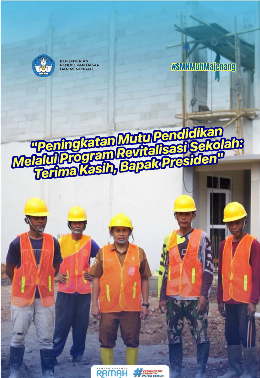Peningkatan Mutu Pendidikan Melalui Program Revitalisasi Sekolah: Terima Kasih, Bapak Presiden. #RevitalisasiSekolah #RevitalisasiSMK #SMKMuhMajenang @Gibran Rakabuming #Gibran #Prabowo 