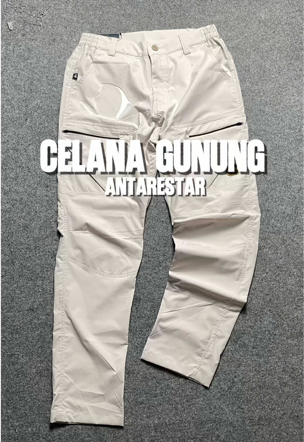 Rekomendasi celana gunung daftel Antarestar #celanagunung #celanaoutdoor #celanahiking #celanawaterproof #celanaantiair 