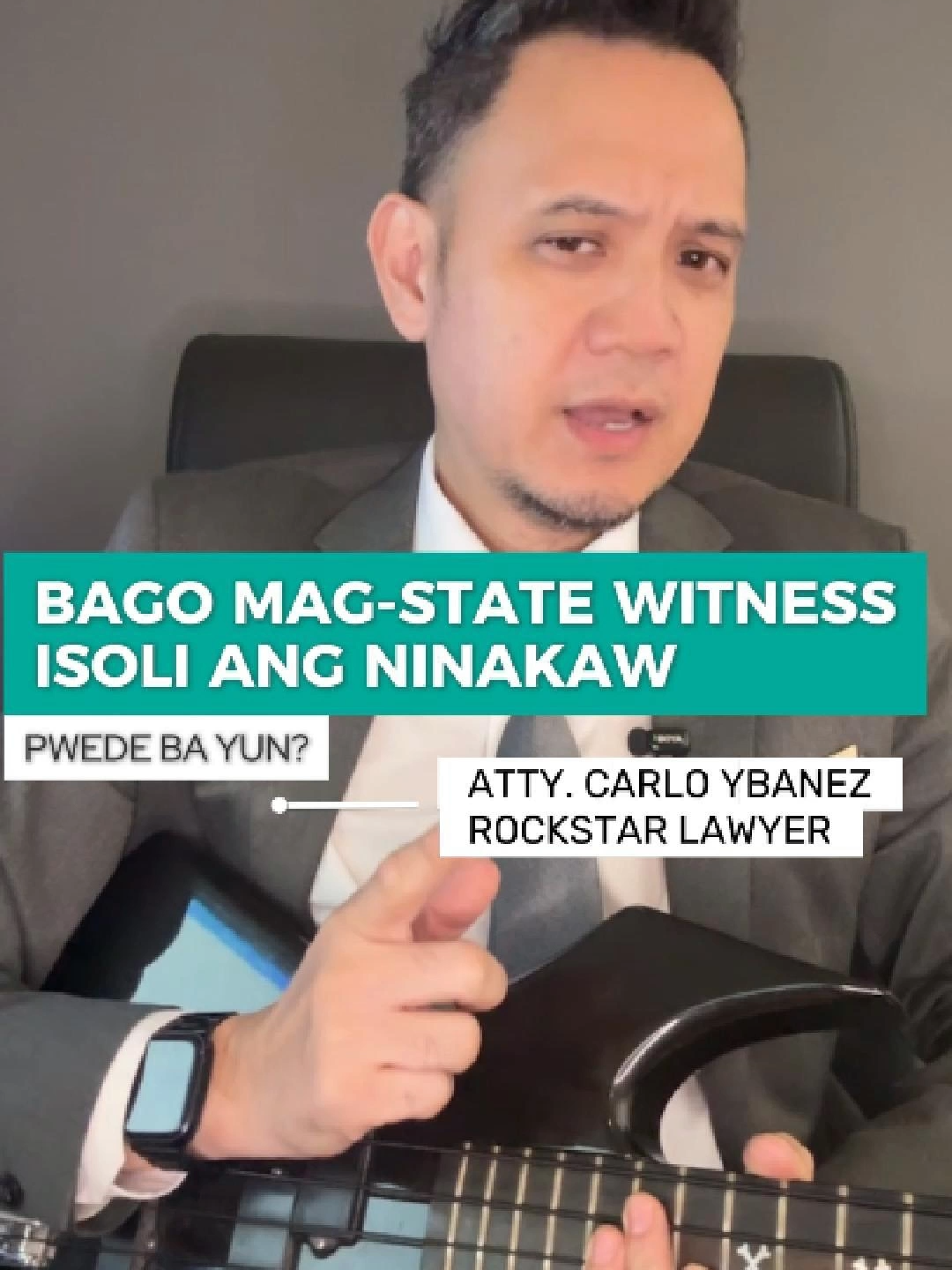 Bago mag state witness ang mga Discaya, kailangan isoli ang ninakaw!  Pwede bang gawing requirement yun?  #rockstarlawyer #lawyer #rockstar #legalknowledgesharing