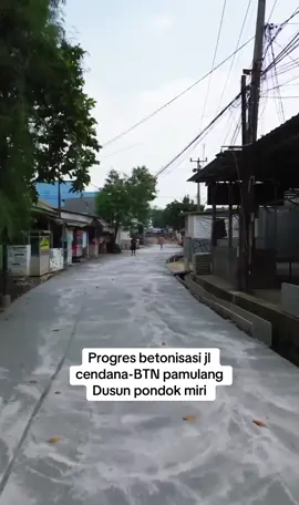 Progres betonisasi jln cendana-BTN pamulang Dusun pondok miri,, #kadesviral  #sekdesrawakalong  #infogunungsindur  #kadus  #kdm 