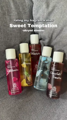 rating fragrance mist sweet temptation from @AKRYMI #fyp #akrymi #perfume #akrymiperfume 