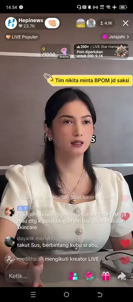 #tessamariska #nikitamirzanimawardi #sidangnikitamirzani #hapinews 