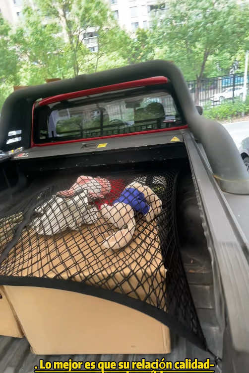 Ya no más preocupaciones por el peilgro de que las mercancías salgan volando mientras se conduce #tiktokmademebuyit #truckaccessories #carorganization #truckbed #car 