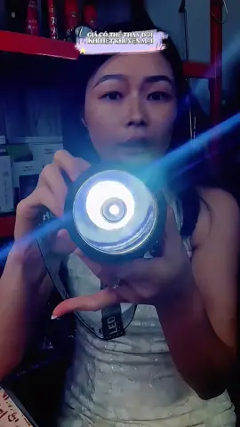 Đèn pin đội đầu, chống thấm nước #xuhuongtiktok #denpinsieusang 