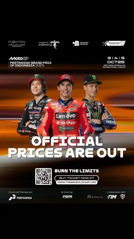 Buruan booking mulai sekarang biar dapat stand yang pas. #tiketmotogp #motogp #indonesia🇮🇩 #lombok #ducati 
