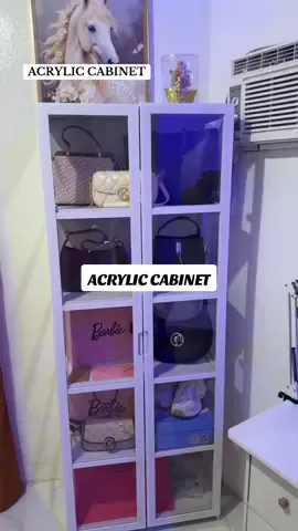 Ganda nitong Aesthetic Cabinet #acryliccabinet #displaycabinet #aesthetic #bagorganizer 