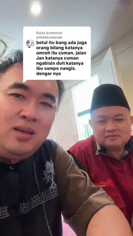 Membalas @atikahkomariah benarkah umroh hanya jalan jalan dan buang buang uang ajah?