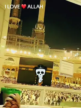 💫I LOVE ❤️ ALLAH💫 #A breathtaking panoramic view of Makkah, capturing the grandeur of the holy city during sunrise, with warm golden light illuminating the majestic architecture of the Grand Mosque, featuring the iconic Cube-shaped Kaaba surrounded by elegantly curved minarets and adorned with intricate Islamic patterns, showcasing the vibrant Islamic calligraphy and geometric patterns on the building's facade, amidst a vast prayer area filled with worshippers from diverse backgrounds, dressed in traditional attire, with the majestic mountain ranges of Jabal al-Noor and Jabal Thur in the background, under a tranquil blue sky with wispy white clouds, with a sense of serenity and spirituality permeating the scene #khanakaba #foryoupage #foryou #fyp 