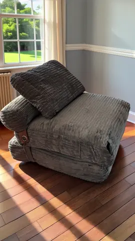 Plush pillow + back support = cozy lounging made easy. #ComfyLiving #FloorSofa #ConvertibleFurniture #RelaxationStation #ron86gi5
