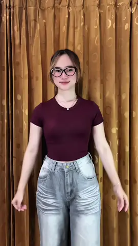Yakin nih ga co best top ini, bahan adem, press body😍 #rekomendasi #bajucrop #atasancrop #maroon