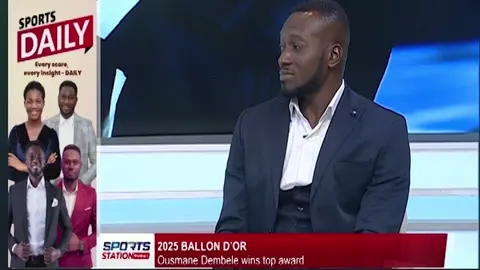 Dembele deserves the 2025 Ballon d'Or after the season he had  - @Mutala Yakubu  #3Sports #SportsStation 