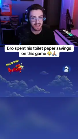 Bro spent his toilet paper savings on this game 😭🙏🏽 #streamer #streaming #fyp 