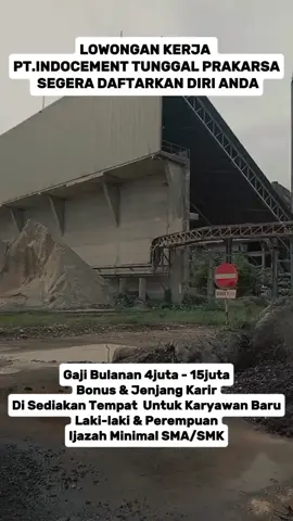 LOWONGAN KERJA PT.INDOCEMENT TUNGGAL PRAKARSA SEGERA DAFTARKAN DIRI ANDA Gaji Bulanan 4juta - 15juta Bonus & Jenjang Karir Di Sediakan Tempat  Untuk Karyawan Baru Laki-laki & Perempuan Ijazah Minimal SMA/SMK Untuk PENDAFTARAN Silahkan klik Link Di BIO #lowonganpekerjaan #infoloker #jawabarat #semenindonesia #fyp 